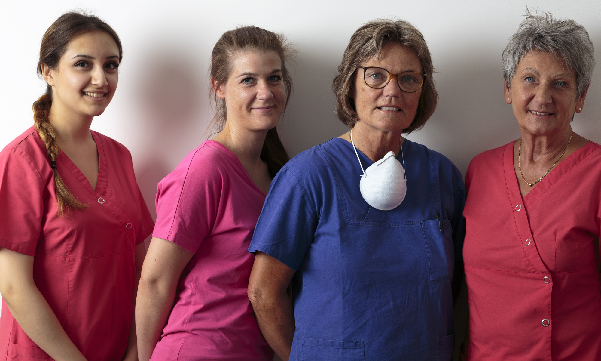 Zahnärztin Marianne Selzer und ihr Team
